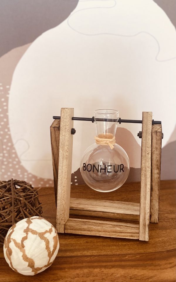Photophore balancelle "Bonheur"