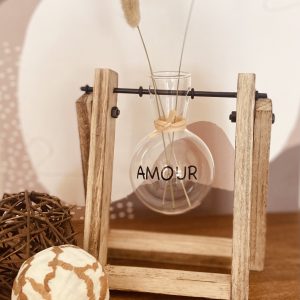 Photophore balancelle "Amour"
