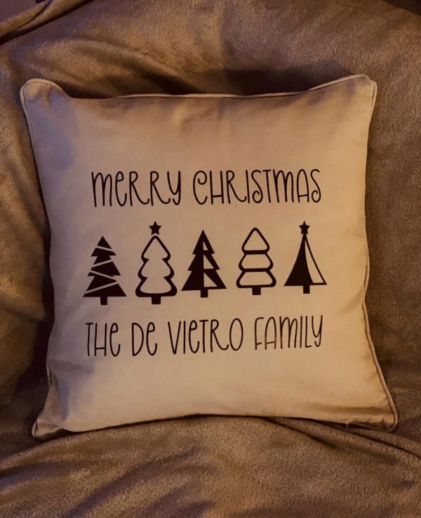 Coussin en coton Esprit Noël Family