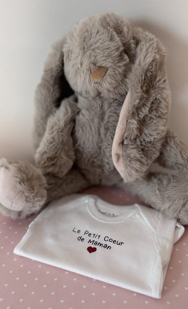 Body bébé “Le petit cœur de maman”