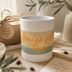 Mug “Bonne Fête Papa” personnalisé